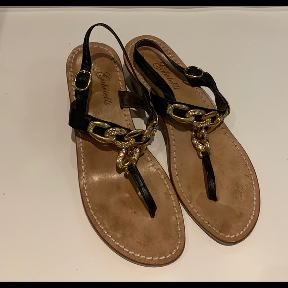 Women’s Italian leather Gabrielle Sandals -Size 40 - Picture 4 of 12
